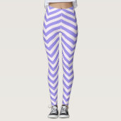 Leggings Chevron Violet (Devant)