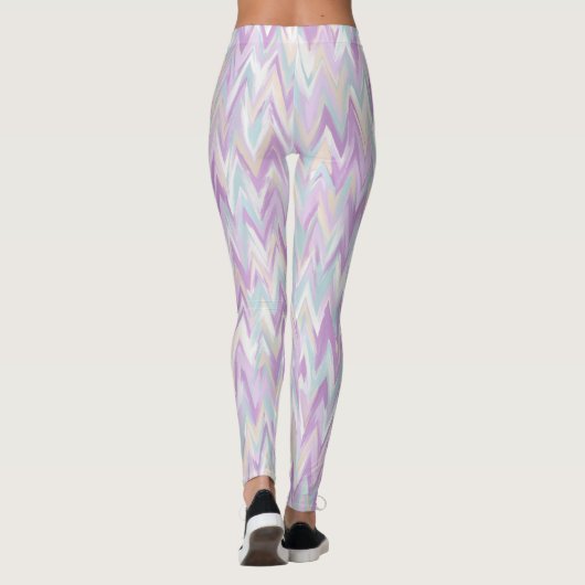 Leggings Chevrons Abstraits (Dos)