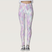 Leggings Chevrons Abstraits (Devant)