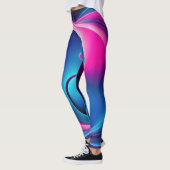 Leggings Chi Fusion : Les énergies dynamiques de Yin Yang (Gauche)