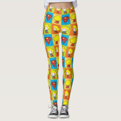 Leggings Chibi Supergirl retournement de caractère (Devant)