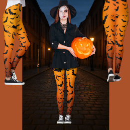Leggings Chic, Amusant et Polyvalent Chauves-souris Épouvan