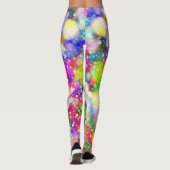 Leggings Chic Artsy Rainbow Bokeh Workout (Dos)