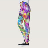 Leggings Chic Artsy Rainbow Bokeh Workout (Gauche)