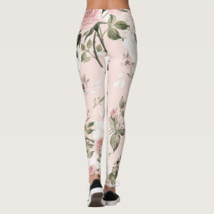 Leggings Chic chic, français chic, vintage, floral, rustiqu