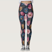 Leggings Chic Daisy Sparkle Gym Maternité (Devant)