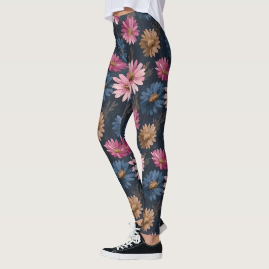 Leggings Chic Daisy Sparkle Gym Maternité (Gauche)