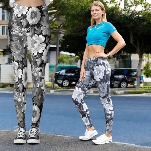 Leggings chic de rue Floral