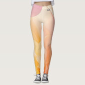 Leggings Chic Fleur Aquarelle (Devant)