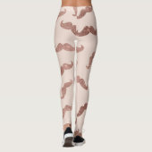 Leggings Chic moderne Rose or rose Parties scintillant mous (Dos)