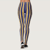 Leggings Chic Navy Gold Lines Lips Girly 2022 anniversaire  (Dos)