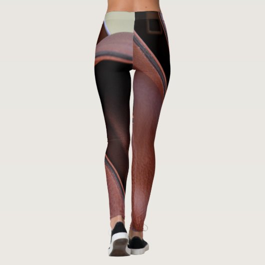 Leggings Chic sensible en cuir non zippé (Dos)