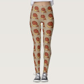 Leggings Chicago Deep Dish Pepperoni Fromage Pizza (Devant)