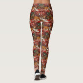 Leggings Chien Basenji Fête de Noël (Dos)