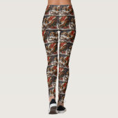 Leggings Chien Beagle Noël Festif (Dos)