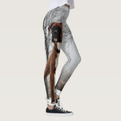 Leggings Chien Brown de boxeur (Droite)