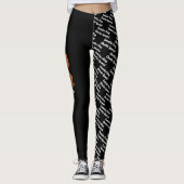 Leggings Chien Cavalier Ruby & Nom et Race du Chien (Devant)