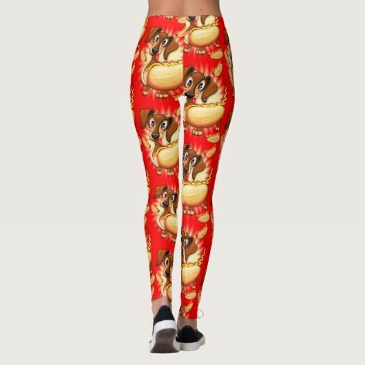 Leggings Chien chaud Dachshund (Dos)