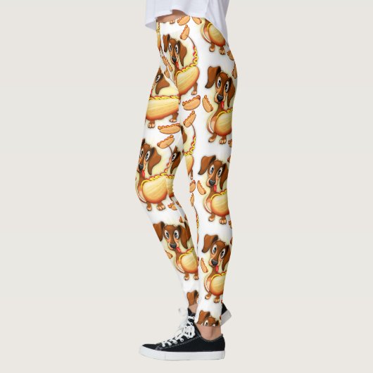 Leggings Chien chaud Dachshund (Gauche)