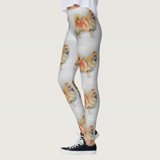 Leggings Chien Chien Chien Chien Chien Chien Allemand Spitz (Gauche)