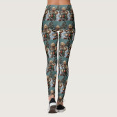 Leggings Chien Cockapoo à moto Noël (Dos)