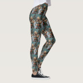 Leggings Chien Cockapoo à moto Noël (Droite)