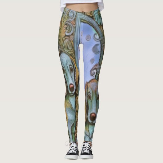 Leggings Chien D, Alfabet (Devant)