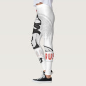 Leggings Chien dalmate animal Halloween do-it-yourself cost (Gauche)