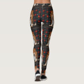 Leggings chien de basset des guêtres des femmes (Dos)