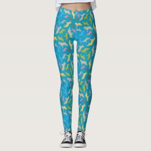 Leggings Chien de Berger Silhouette Minimale de Troupeau