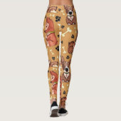 Leggings chien de chien mignon thème animal cool motif (Dos)