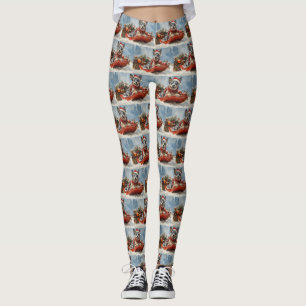 Leggings Chien de Heeler Bleu dans la corniche laissez-le n