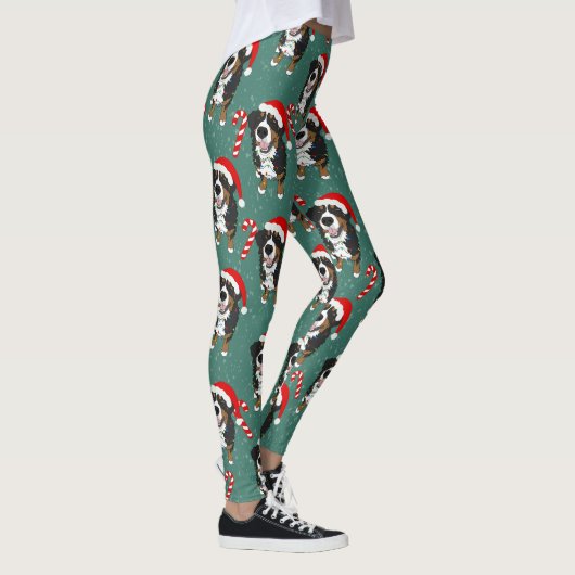 Leggings Chien de montagne bernois de Noël (Droite)