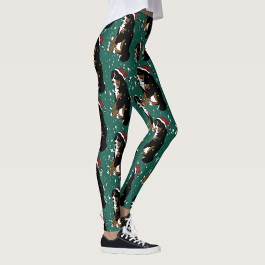 Leggings Chien de montagne bernois de Noël (Droite)