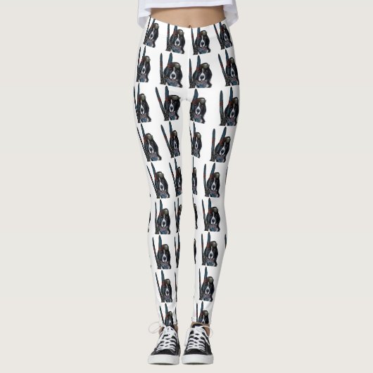 LEGGINGS CHIEN DE TERRE-NEUVE (Devant)