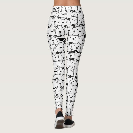 Leggings Chien drôle (Dos)