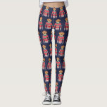 Leggings Chien drôle d'amoureux des chiens utilisant le<br><div class="desc">Guêtres drôles de vacances d'hiver comportant un chien utilisant des verres rouges et un chandail "laid" de Nordic de Noël. En fait, nous pensons qu'il est plutôt mignon ! Perfectionnez pour les fêtes de vacances, le gymnase, marcher votre chien ou une extinction. Fait un anniversaire ou un cadeau parfait de...</div>