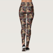 Leggings Chien Labrador Fête de Noël (Dos)