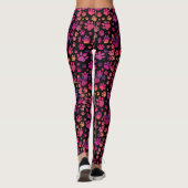 Leggings Chien Paw coloré (Dos)