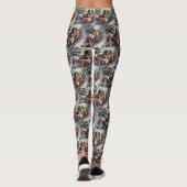 Leggings Chien Saint-Bernard Noël Festif (Dos)