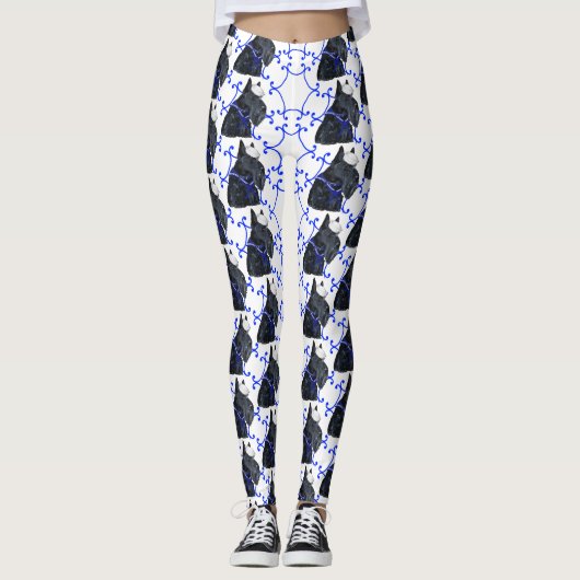 Leggings Chien Scottie (Devant)