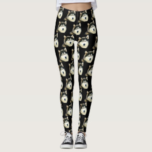 Leggings Chien Sibérien Husky Mignon
