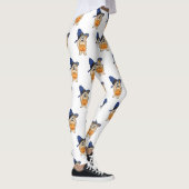 Leggings Chien Sorcière Citrouille (Droite)