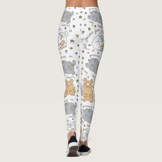 Leggings Chiens Conception (Dos)