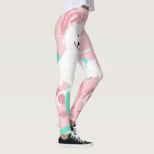 Leggings Chiens de chiots blancs mignons de Westie (Droite)