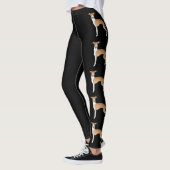 Leggings Chiens De Dessin Grisons Italiens Fawn Et Blanc (Gauche)