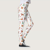 Leggings Chiens de Noël en accessoires de vacances (Droite)