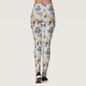 Leggings Chiens Et Chats Cutes Design Motif (Dos)