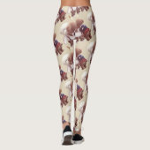 Leggings Chiens mignons Accrochage (Dos)