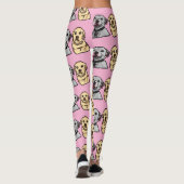 Leggings Chiens Mignons Mèmes (Dos)